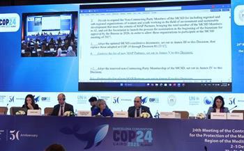 وزيرة البيئة: مصر تنجح في الخروج بإعتماد قرارات هامة في ختام مؤتمر إتفاقية برشلونة COP24