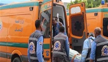 إصابة 5 أشخاص بحادث تصادم أتوبيس ركاب بسيارة نقل بطريق أسوان - أبو سمبل البرى