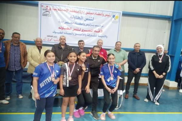 روضة إبراهيم تحصد برونزية بطولة الجمهورية لتنس الطاولة فى إنجاز جديد للمشروع القومي