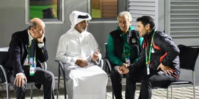 وزير الشباب والرياضة القطري يحضر مران منتخب مصر قبل لقاء الأردن غدا بكأس العرب