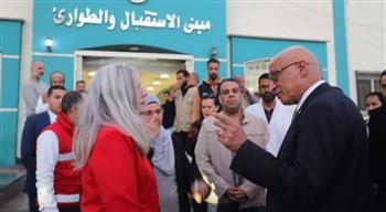   محافظ شمال سيناء يصطحب وفدًا كنديًا في جولة بمستشفى العريش العام