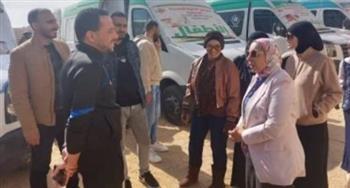 الكشف على 830 مواطنا بالقافلة الطبية بقرية الدوايدة فى الإسماعيلية