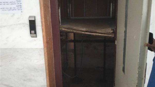 إصابة 4 أشخاص إثر سقوط أسانسير في الجيزة