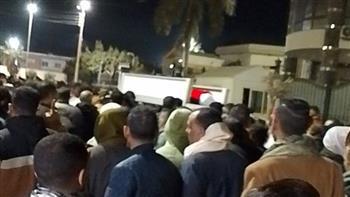 تشييع جنازة ضحية أسد حديقة الحيوان في الفيوم