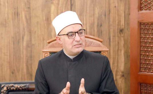 مفتي الجمهورية يثمن الموقف المصري الثابت الرافض لتهجير الشعب الفلسطيني