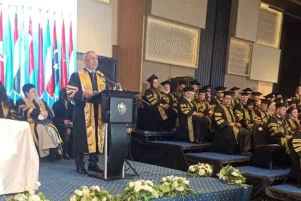 معهد الإنتاجية والجودة بالأكاديمية العربية يحتفل بتخريج دفعة جديدة من طلبة ماجستير