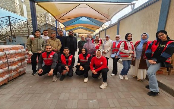 ملحمة إنسانية في القليوبية لإغاثة أهالي غزة.. صور