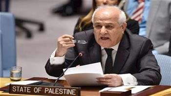   مندوب فلسطين بالأمم المتحدة: مصر وقطر تعملان بكل جهد مع أمريكا للالتزام بوقف إطلاق النار 
