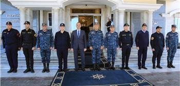   القوات البحرية تستقبل وفداً من الإدارة العامة للحماية المدنية بوزارة الداخلية