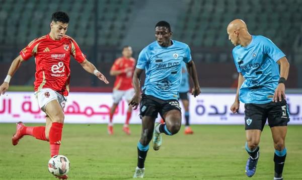 الأهلي يفوز على غزل المحلة بهدف إمام عاشور