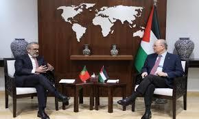 رئيس وزراء فلسطين ووزير خارجية البرتغال يبحثان تطورات الأوضاع بالضفة وقطاع غزة