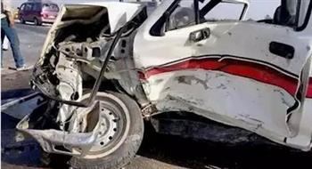   حادث تصادم بقنا يسفر عن إصابة 8 أشخاص