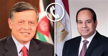   الرئيس السيسي والملك عبد الله يشددان على أهمية عدم تهجير الشعب الفلسطيني من أرضه