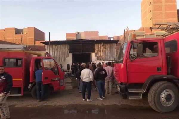 السيطرة على حريق في معرض أهلا رمضان بالمنيا