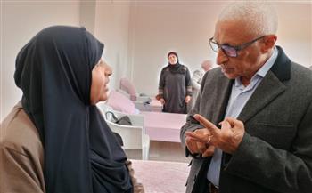   محافظ شمال سيناء يزور الفلسطينيين بمركز استشفاء الشيخ زويد