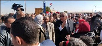   "لا للتهجير"..مسيرة بالوادي الجديد لمساندة أهالي غزة برعاية المحافظ