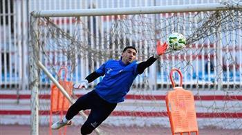 تدريبات بدنية لـ محمد عواد على هامش مران الزمالك