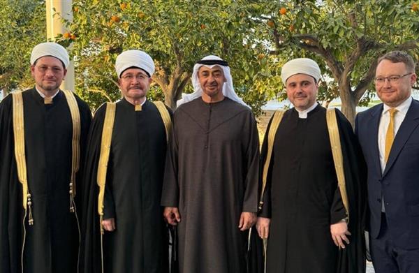 رئيس الإدارة الروحية لمسلمي روسيا يلتقي محمد بن زايد في أبو ظبي