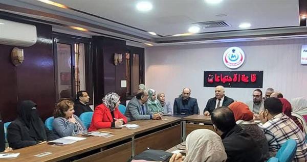 8 توجيهات هامة فى لقاء وكيل "صحة القليوبية" بمسؤولي إدارة قليوب ..تعرف عليها