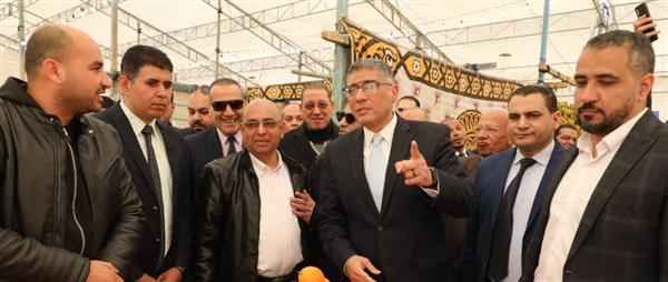 محافظ الجيزة يفتتح التشغيل التجريبي لـ 3 معارض أهلا رمضان