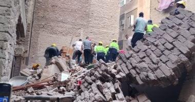 تشكيل لجنة هندسية لمعاينة العقارات المجاورة لعقار الخانكة المنهار