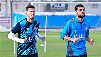   تدريبات تأهيلية لـ مصطفى شلبي على هامش مران الزمالك