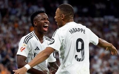 مبابي وفينيسيوس على رأس قائمة ريال مدريد لمباراة مانشستر سيتي
