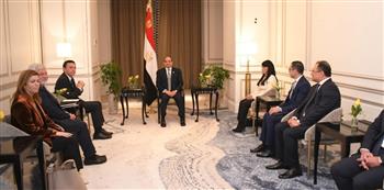   السيسي يبحث مع رئيس شركة نفانتيا الأسبانية فرص التعاون في مجال الصناعات البحرية