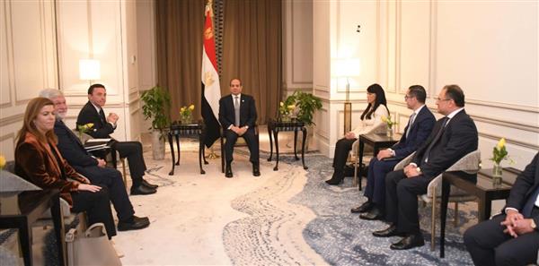 السيسي يبحث مع رئيس شركة نفانتيا الأسبانية فرص التعاون في مجال الصناعات البحرية