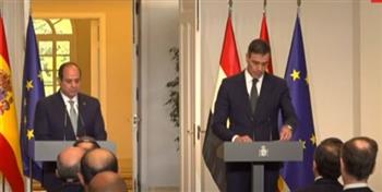   الرئيس السيسي وسانشيز يشهدان توقيع عدد من اتفاقيات ومذكرات التعاون المشترك