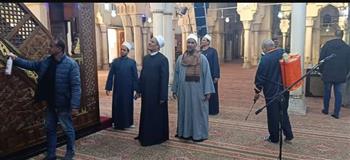   استعدادا لشهر رمضان.. انطلاق حملة النظافة من مسجد سيدى عبد الرحيم القنائي 