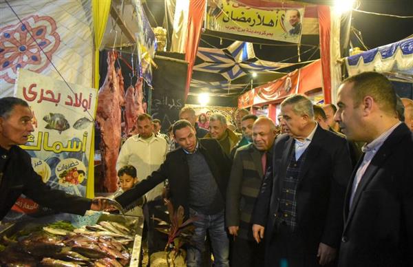 محافظ الإسكندرية يفتتح ثانى معارض أهلا رمضان ببرج العرب