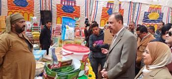 محافظ سوهاج يفتتح أسواق اليوم الواحد بمدينة المنشأه