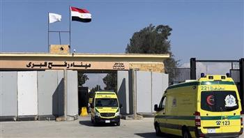   استقبال 43 مصاباً ومريضاً و70 مرافقاً فلسطينياً.. وإدخال 217 شاحنة مساعدات لغزة