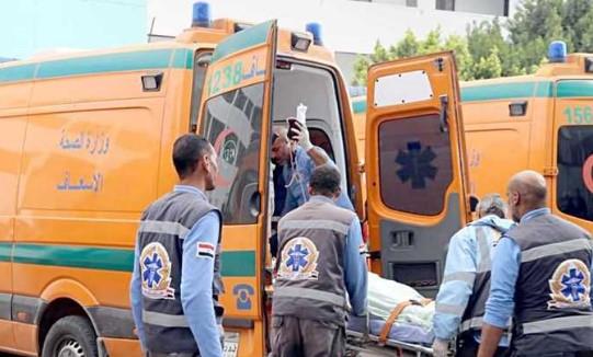 مصرع شخصين وإصابة 3 آخرين فى حادث انقلاب سيارة بترعة الفؤادية بسوهاج