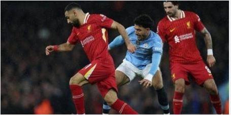 صلاح يتفوق على مرموش ويقود ليفربول للفوز على مان سيتي بهدفين نظيفين