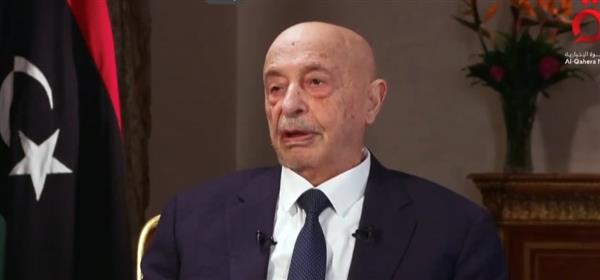 عقيلة صالح يشكر الرئيس السيسي على جهوده في حل الأزمة الليبية
