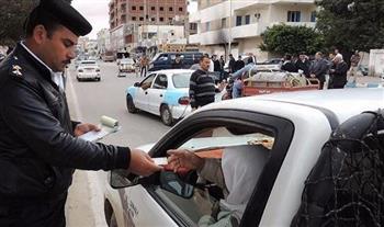   3 شاحنات تخالف الاتجاه على طريق المنصورة.. والشرطة تتدخل