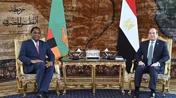 الرئيس السيسي يؤكد لنظيره الزامبي استعداد مصر لتقديم كل أشكال الدعم