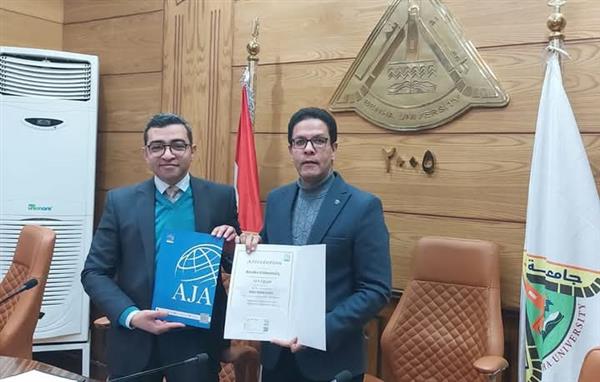 جامعة بنها تحصل على استمرارية " الآيزو " فى الجودة والصحة المهنية