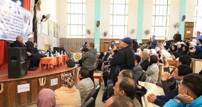 مفتي الجمهورية يلقي محاضرة لطلاب الدقهلية في "ندوة خطورة الشائعات"