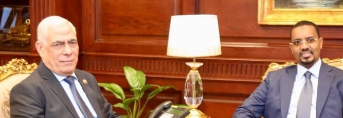 وزير العدل الصومالي يلتقي النائب العام ويزور معهد البحوث الجنائية والتدريب المصري