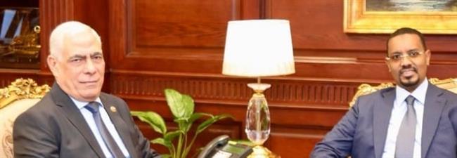 وزير العدل الصومالي يلتقي النائب العام ويزور معهد البحوث الجنائية والتدريب المصري