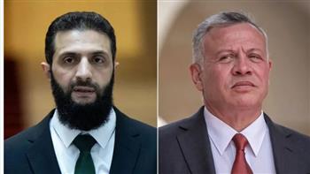   العاهل الأردني يستقبل الرئيس السوري الانتقالي أحمد الشرع