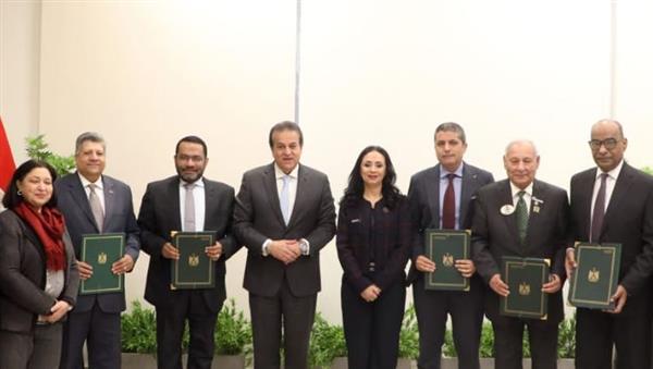 وزيرا الصحة والتضامن يشهدان توقيع بروتوكول تعاون مع الجمعية العالمية لأندية الليونز
