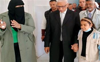 جولة لمحافظ شمال سيناء بمستشفى الشيخ زويد لزيارة الجرحي  الفلسطينيين