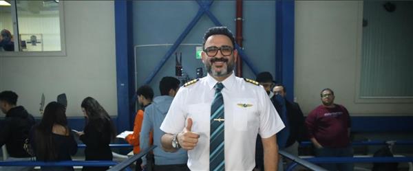 "الكابتن" ينطلق.. أكرم حسني يواجه مصيره بعد تحطم الطائرة في أولى حلقات المسلسل