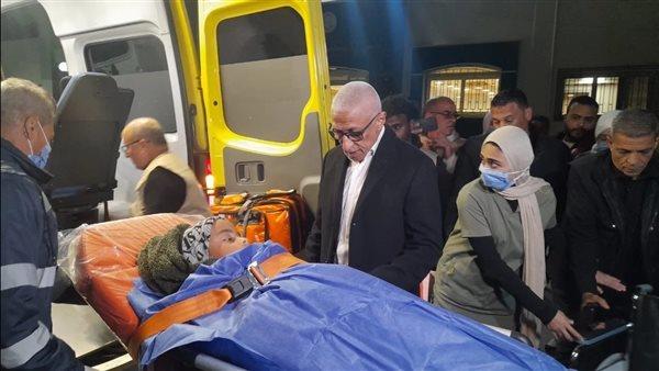 لليوم الثاني.. محافظ شمال سيناء يستقبل الجرحى الفلسطينيين