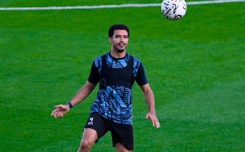  عمر جابر يؤدي برنامج تأهيلي استعدادا لمواجهة الدراويش