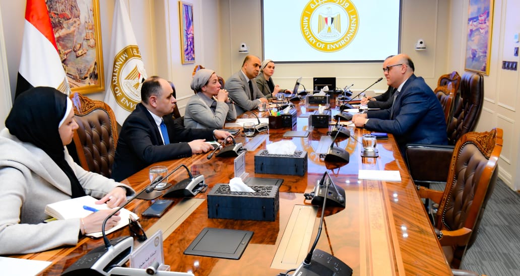 وزيرة البيئة تستقبل محافظ القليوبية
